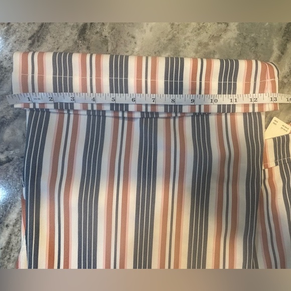 Anthropologie Low-Rise Striped Flare Pants - Picture 11 of 11